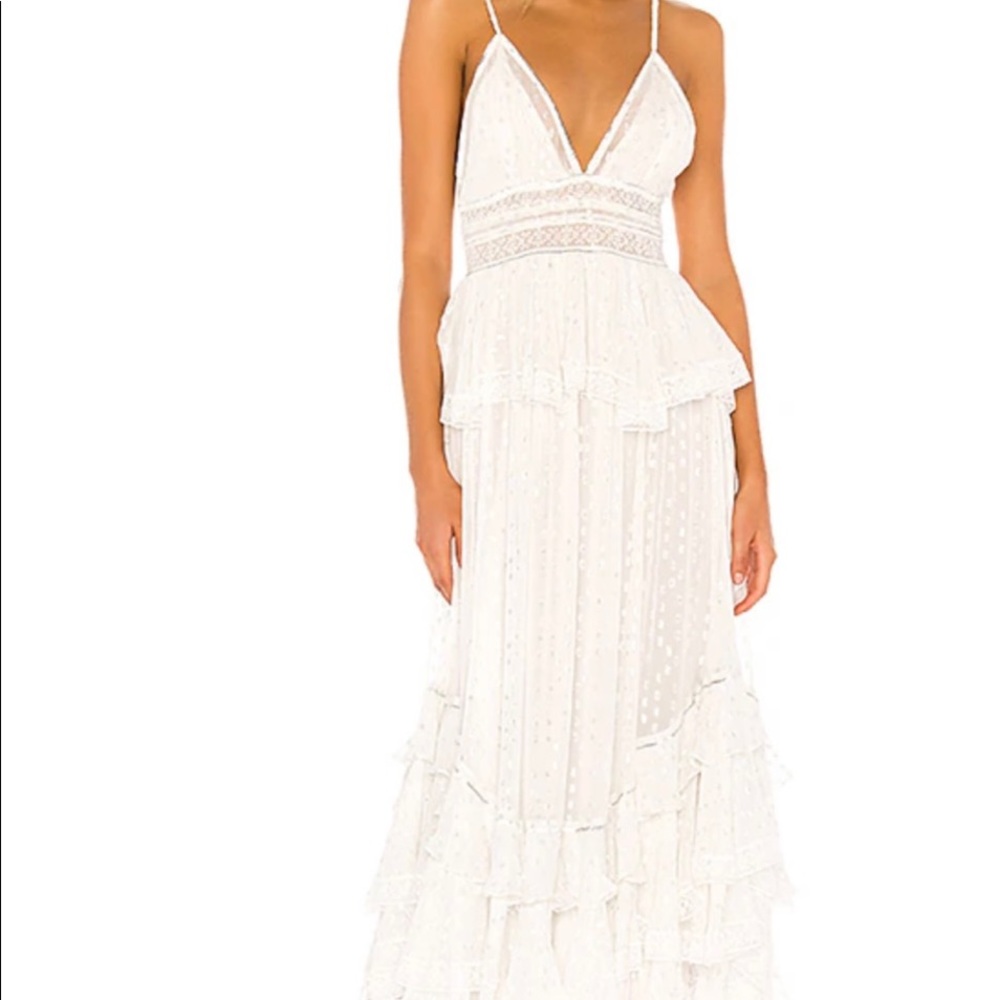 ROCOCO SAND BRIDAL WHITE DRESS - Engagement - Shower  - Wedding Dress